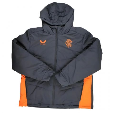 2023-2024 Rangers Coaches Training Bench Jacket (Ebony)