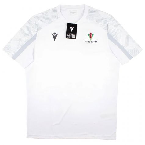 2023-2024 Samoa Rugby Poly Dry Shirt (White)