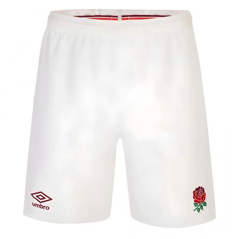 2023-2024 England Rugby Home Shorts (White) - Kids
