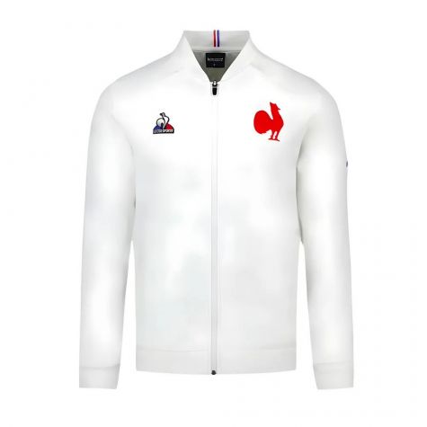 2023-2024 France Rugby Presentation Sweat Top (White)