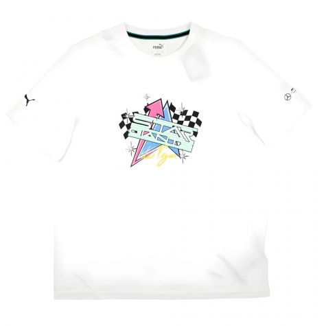 2023 Mercedes Garage Crew Las Vegas Tee (White)