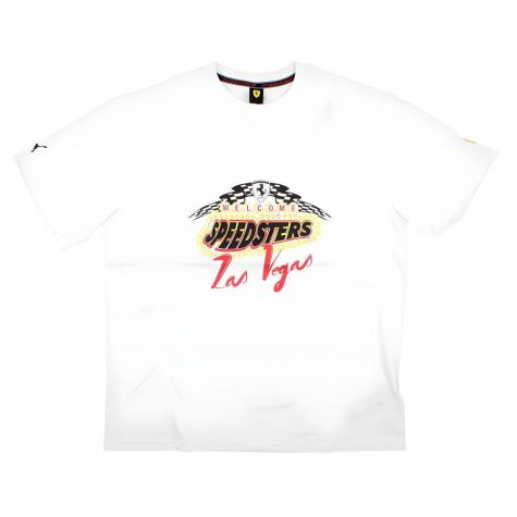 2023 Ferrari Race Garage Crew Las Vegas Tee (White)