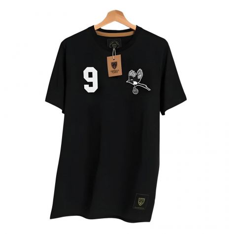 Newcastle Shearer The Magpie 9 Retro Shirt (Black)