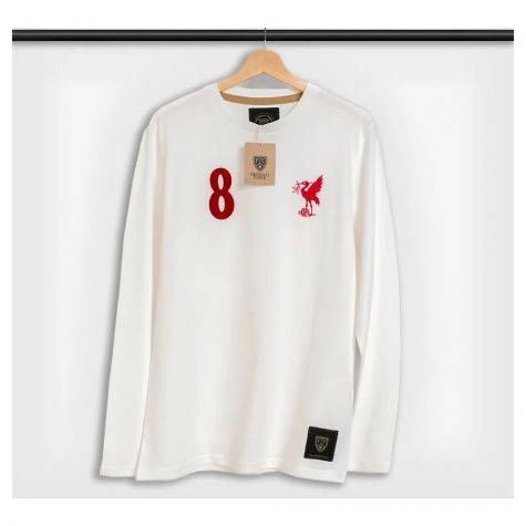 Steven Gerrard The Bird White 8 Long Sleeves