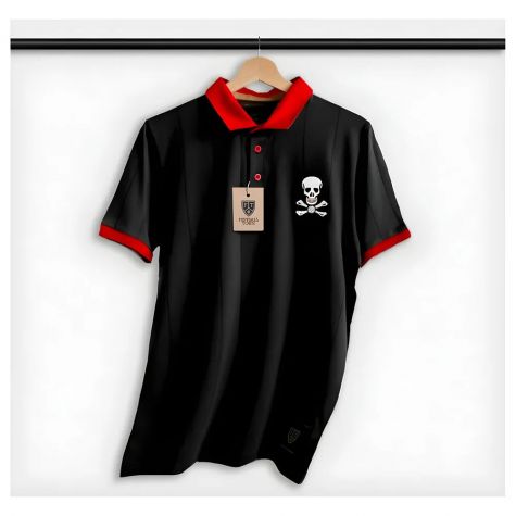 Orlando Pirates Polo Shirt The Skull