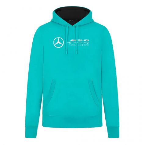 2024 Mercedes Mens Logo Hoody (Ultra Teal)