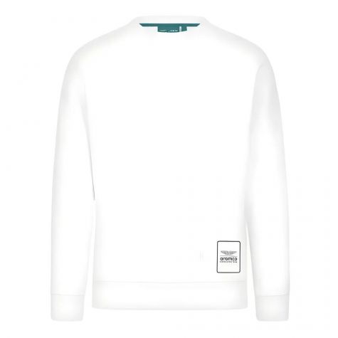 2024 Aston Martin Logo Crew Sweatshirt (White)