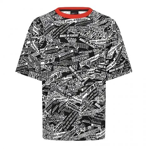 2024 Porsche Motorsport AOP Oversized T-Shirt (Black)