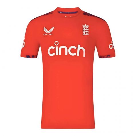 2024 England Cricket T20 Replica Short Sleeve Tee