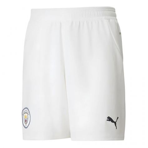2024-2025 Man City Home Shorts (White) - Kids