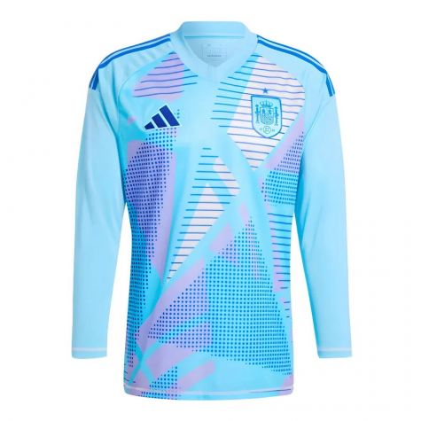 2024-2025 Spain Home LS Goalkeeper Shirt (Semi Blue)