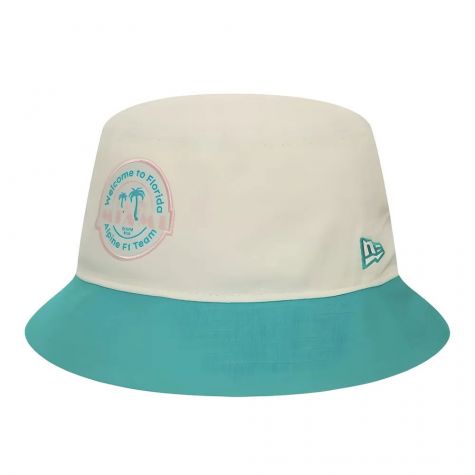 2024 Alpine F1 Miami Tapered Special Bucket Hat (White) - Large