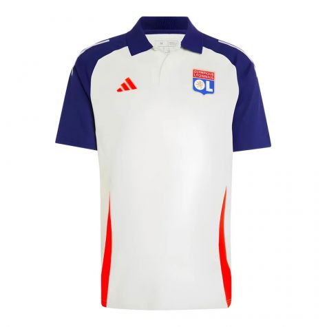 2024-2025 Olympique Lyon Polo Shirt (White)