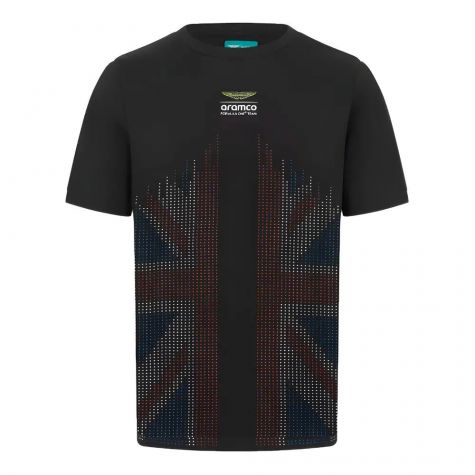 2024 Aston Martin F1 Silverstone Graphic Tee (Black)