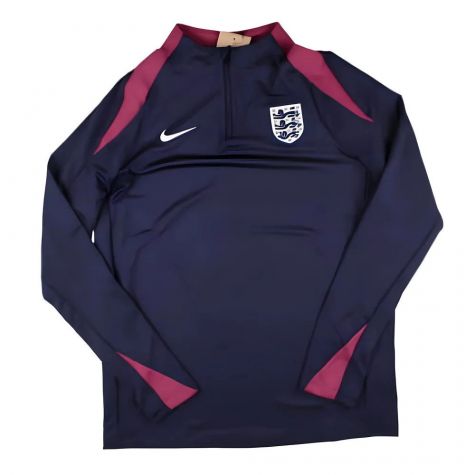 2024-2025 England Strike Football Drill Top (Purple Ink)