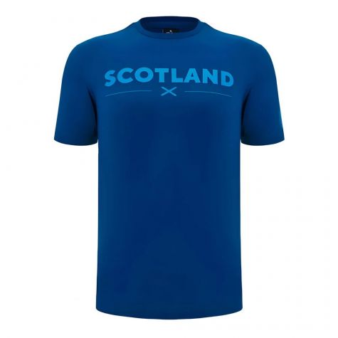 2024-2025 Scotland Rugby Leisure Cotton T-Shirt (Navy) - Kids