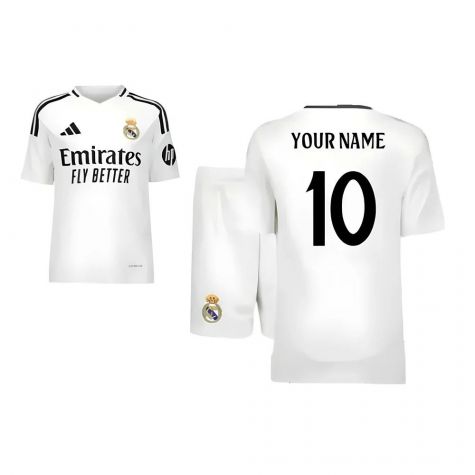 2024-2025 Real Madrid Home Youth Kit (Your Name)