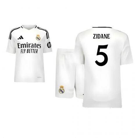 2024-2025 Real Madrid Home Youth Kit (Zidane 5)