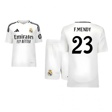 2024-2025 Real Madrid Home Youth Kit (F.Mendy 23)