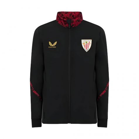 2024-2025 Athletic Bilbao Matchday Anthem Jacket (Black)