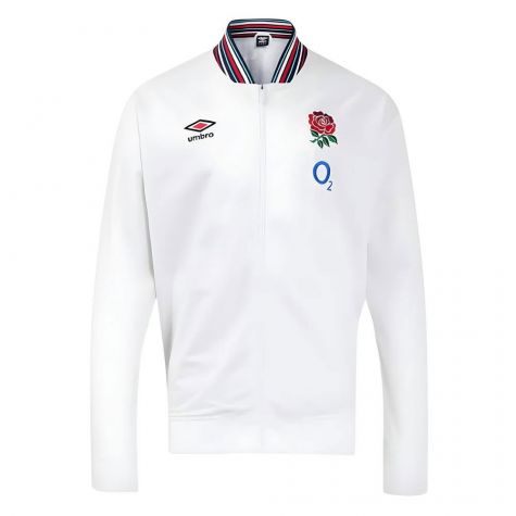 2024-2025 England Rugby Anthem Jacket O2 (White) - Womens