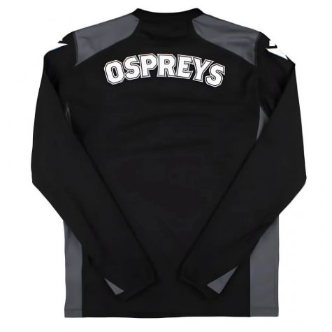 2024-2025 Ospreys Rugby Training Sweatshirt (Black)