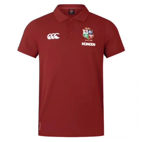 2024-2025 British & Irish Lions Pique Polo Shirt (Red)