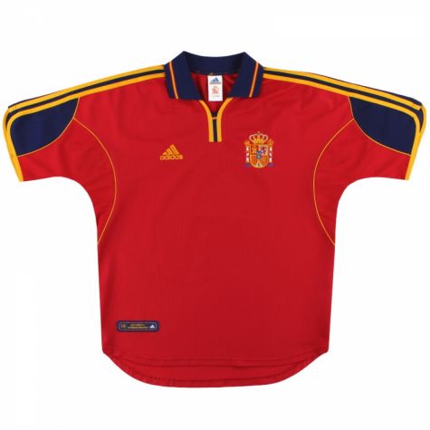 Spain 1999-02 Home Shirt ((Excellent) S) ((Excellent) S)