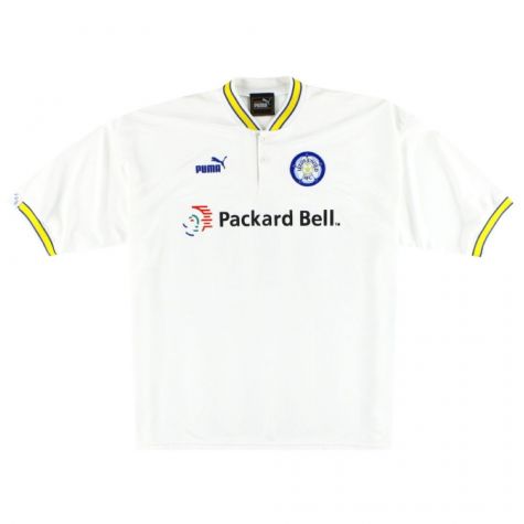 Leeds United 1996-98 Home Shirt (L) (Mint) (Mint)