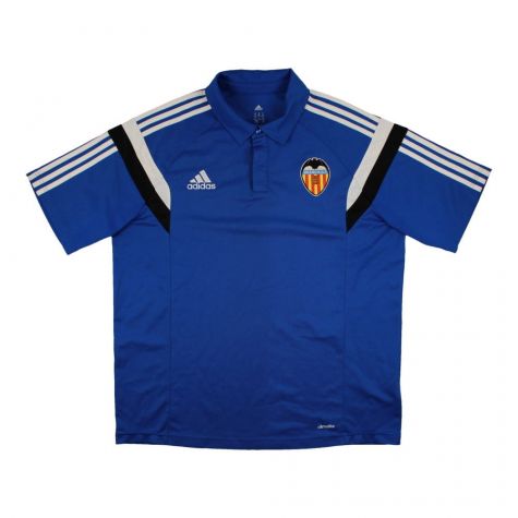 Valencia 2010s Adidas Football Polo Shirt (XL) (Mint) (Mint)
