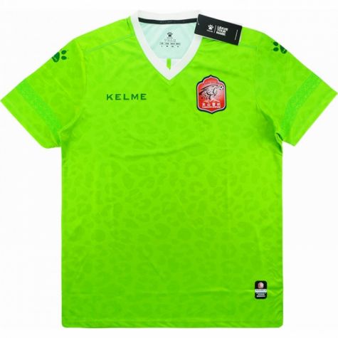 2018 Xinjiang Tianshan Leopard Kelme Home Football Shirt
