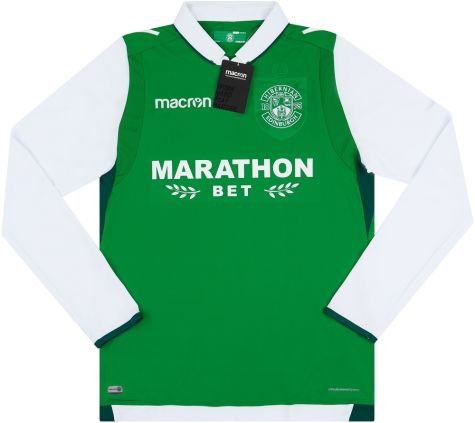 2017-18 Hibernian Home L/s Shirt