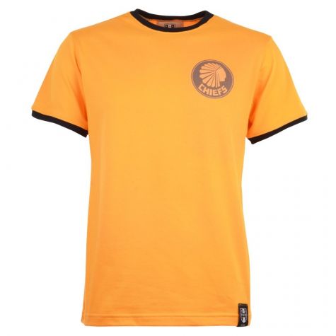 Kaizer Chiefs 12th Man T-Shirt - Amber/Black Ringer