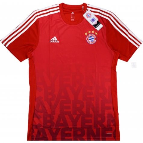 2015-16 Bayern Munich Adidas Pre-Match Training Shirt (Red)
