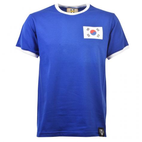 South Korea 12th ManT-Shirt - Royal/White Ringer