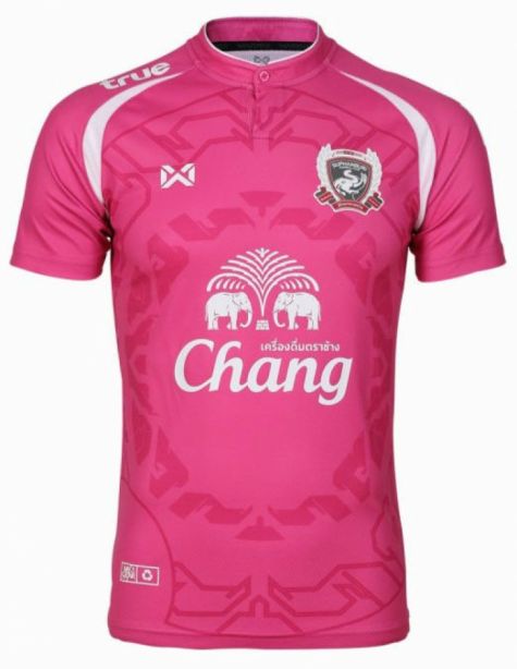 2021 Suphanburi FC Warrior Elephant Pink Goalkeeper Player Shirt