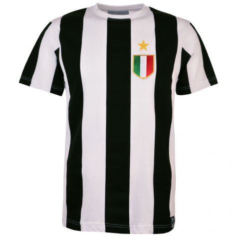 Juventus 12th Man T-Shirt - Black/White Stripe