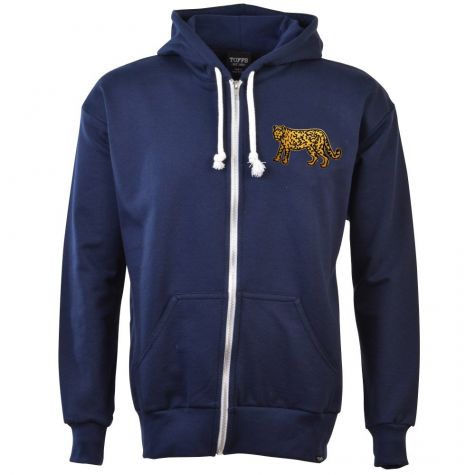 Argentina 1991 Vintage Rugby Zipped Hoodie - Navy