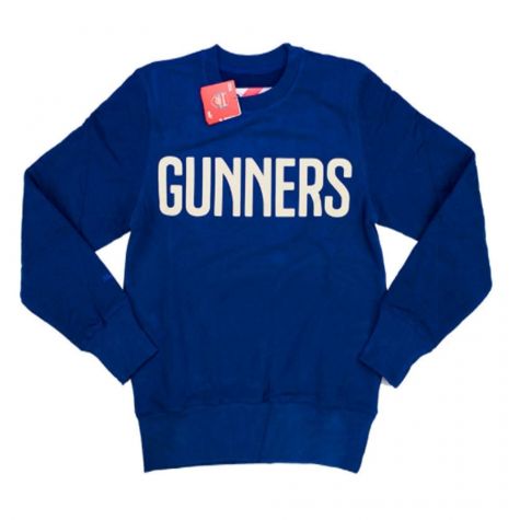 2014-15 Arsenal Puma Leisure Sweat Top (Navy)