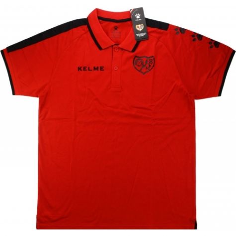 2016-17 Rayo Vallencano Kelme Polo Shirt (Red)