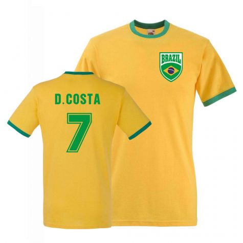 Douglas Costa Brazil Ringer Tee (yellow)