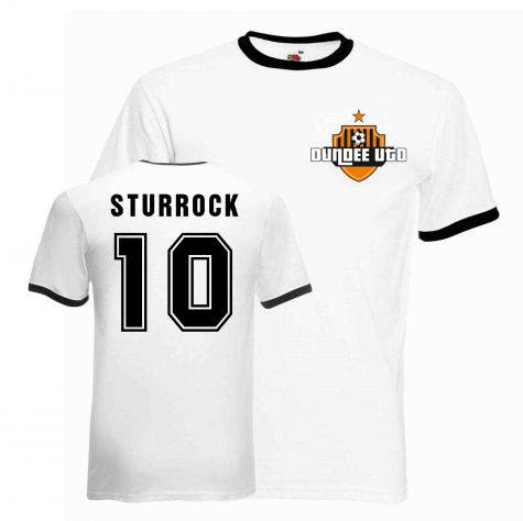 Paul Sturrock Dundee United Ringer Tee (white-black)