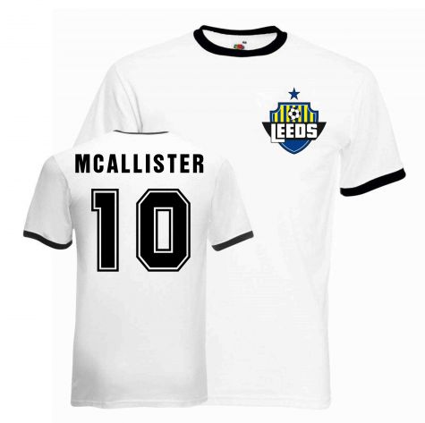 Gary Mcallister Leeds Ringer Tee (white-black)