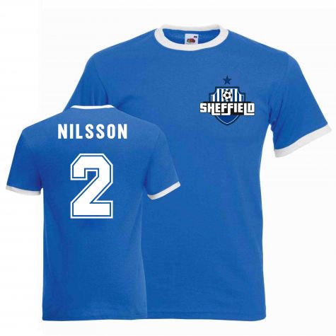 Roland Nilsson Sheffield Wednesday Ringer Tee (blue)