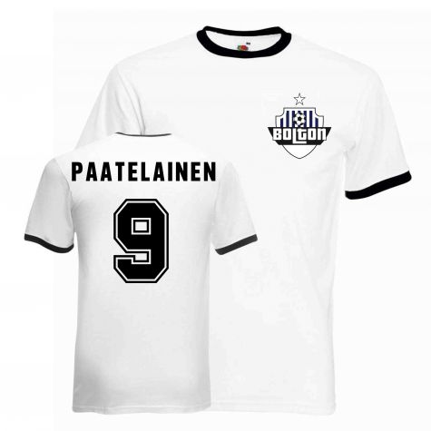 Mixu Paatelainen Bolton Ringer Tee (white-black)