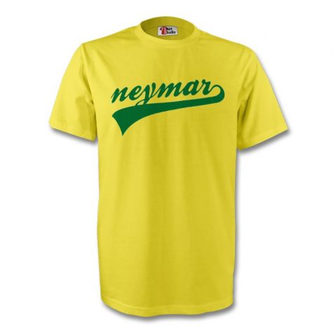 Neymar Brazil Signature Tee (yellow) - Kids