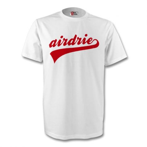 Airdrie Signature Tee (white) - Kids