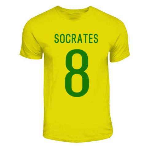 Socrates Brazil Hero T-shirt (yellow)