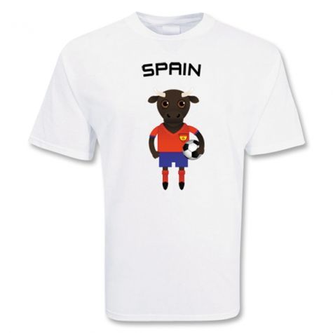 Spain Mascot Soccer T-shirt