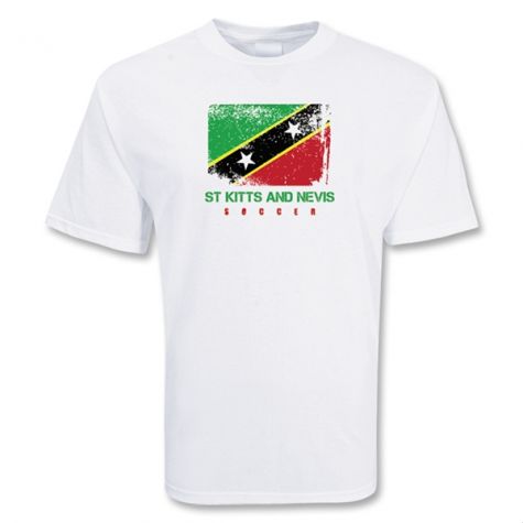 St Kitts And Nevis Soccer T-shirt